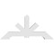 Ekena Millwork Vanguard Architectural Grade PVC Gable Bracket, 72"W x 33"H x 6"D x 6"F, 11/12 Pitch GBP072X33X0606VAN00 - alternate 4